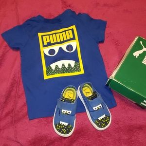Puma shirt and sneaker set